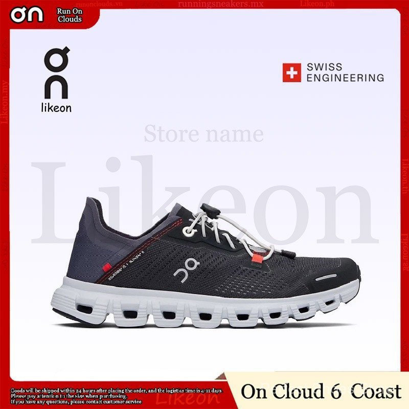 รองเท้าวิ่ง On Cloud 6 Coast HeelDrop PLKE K4W6