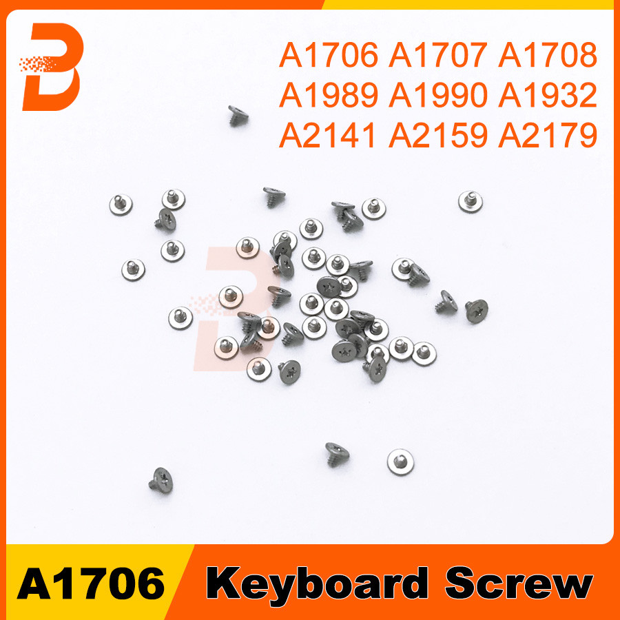 100 PCS ใหม่แป้นพิมพ์แล็ปท็อปสกรูสําหรับ Macbook Pro A1706 A1707 A1708 A1932 A1989 A1990 A2141 A2159 A2179 A2251 A2289 A2337 A2338