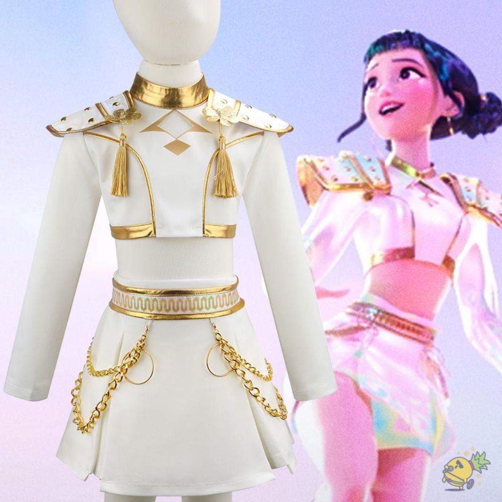 คอสเพลย์ Demon Hunter สำหรับ K-pop Idol และ Virtual Idol Mira, Rumi, Zoey - ชุดการแสดงบนเวที