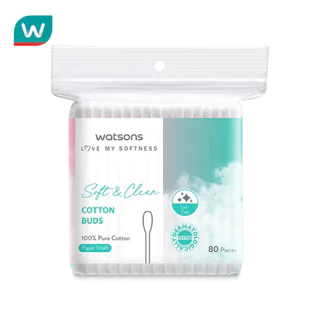 Watsons วัตสัน สำลีก้าน 80 ก้าน.