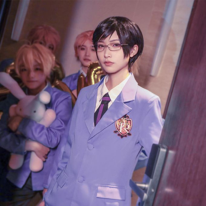 คอสเพลย์เครื่องแต่งกายของตัวละครหนุ่มจากคลับพิเศษโรงเรียนโอฮาระ Ouran High School Host Club COSPLAY 