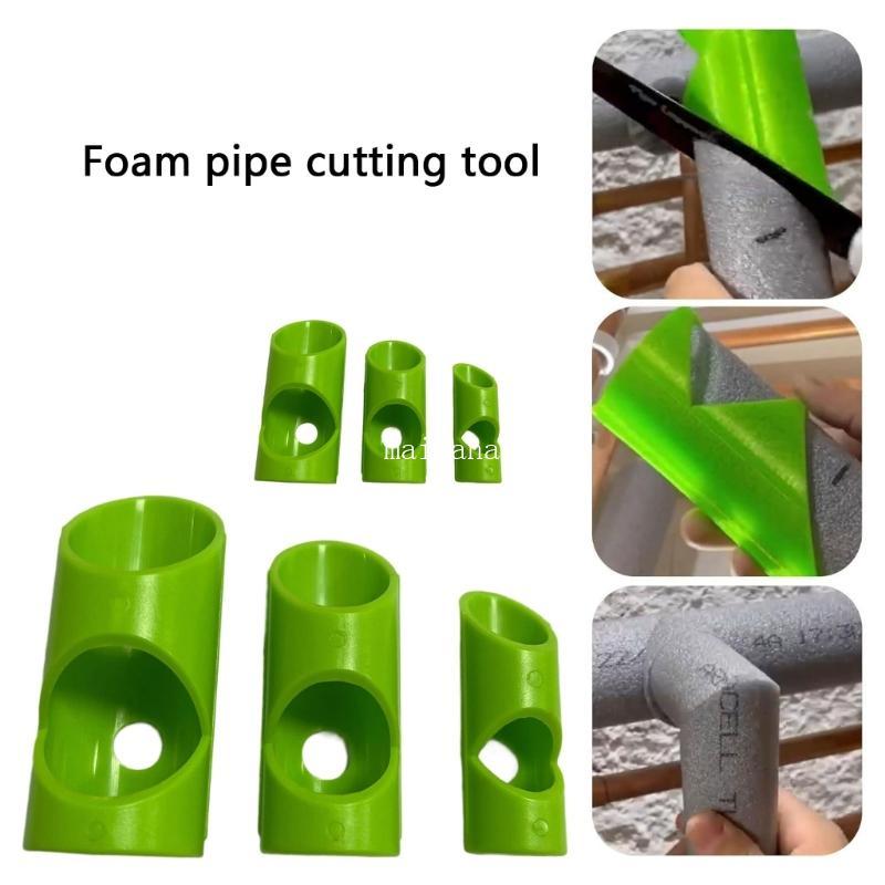 MT Pack of 6 เครื่องตัดหลอดการวัดที่แตกต่างกันเกียร์ฉนวนกันความร้อน ABS Construction