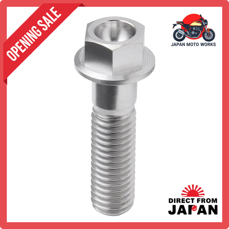 ZETA RACING Titanium Flange Bolt M8×30mm P=1.25 Dirt Freak DIRTFREAK D6649 (Former Part Number: ZT03