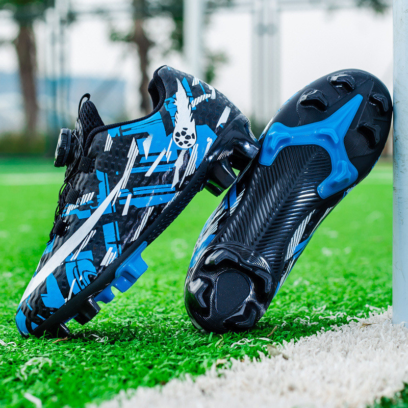 Children's Professional Training Soccer Shoes6to12Men's Rotating Button Special National Standard Co