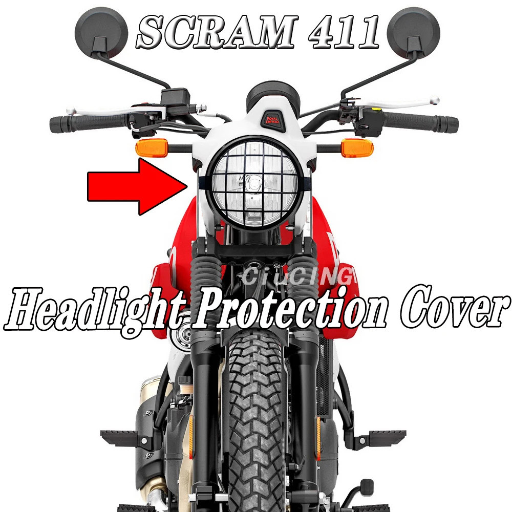 2022 new Himalayan Scram 411  Headlight cover For Himlayan scram 411cc Grille Guard Cover Protection