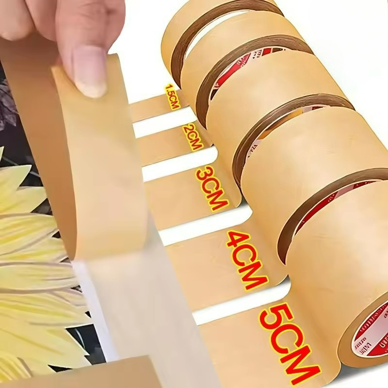 Self-Adhesive Kraft Tape การออกแบบกันน้ํา-บรรจุภัณฑ์การจัดส่งกล่องซีล-สําหรับ Office Home Painting F