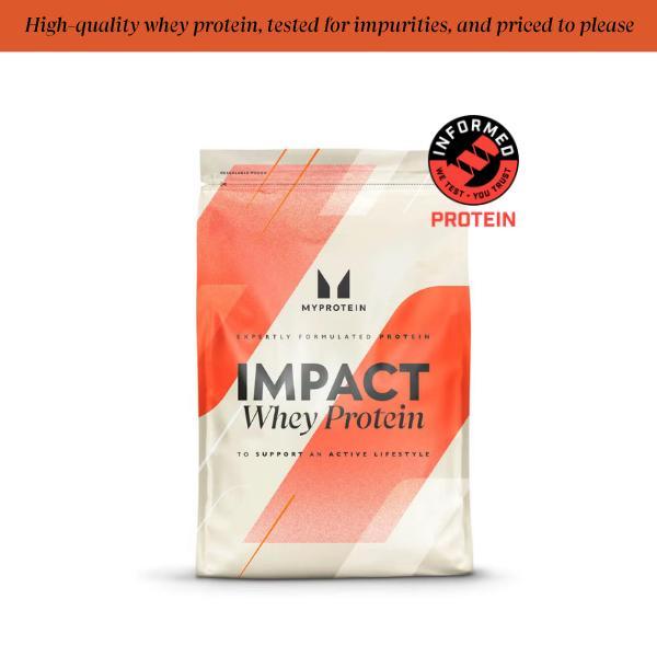 Myprotein Impact Whey Protein - โปรตีนเชคสูงพร้อมโปรตีน 23g ต่อเสิร์ฟ 114kcal ต่อเสิร์ฟ - ดูแลสุขภาพ
