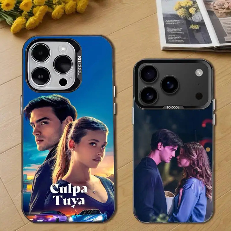 Culpa Tuya MIA 20 60 เคสโทรศัพท์สําหรับ iPhone 17,16,15,14,13,12,11,Pro,Max,Plus,E,Air,Mini Black Tp