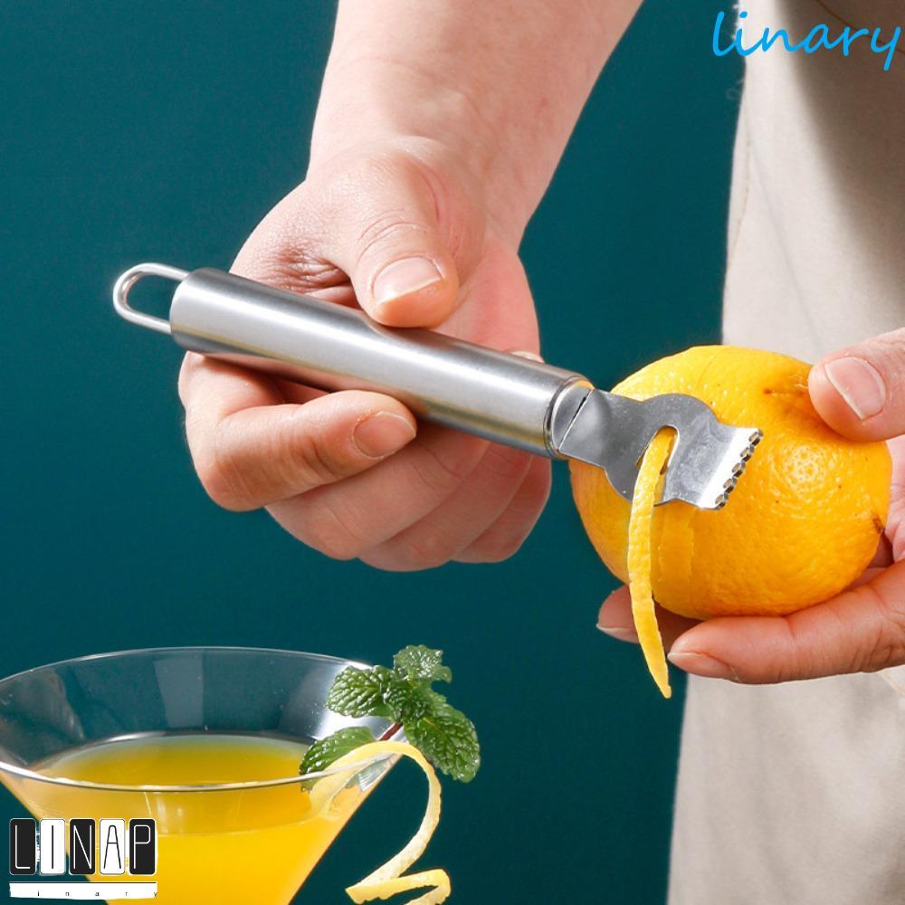 CULINARYHV Lemon Zester, สแตนเลสกันสนิม Citrus ผลไม้ขูด, ปฏิบัติแขวนห่วงคู่มือช็อกโกแลต Zester ของหว