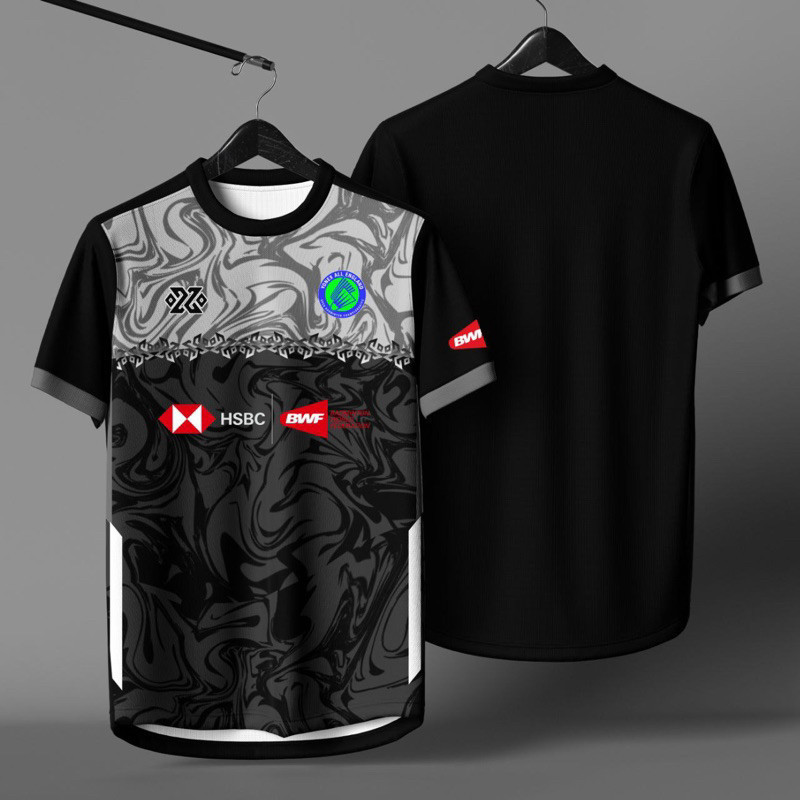 เสื้อกลุ่มแบดมินตันแบบกำหนดเอง HSBC | BWF พร้อมพิมพ์ชื่อฟรี สำหรับปี 2025