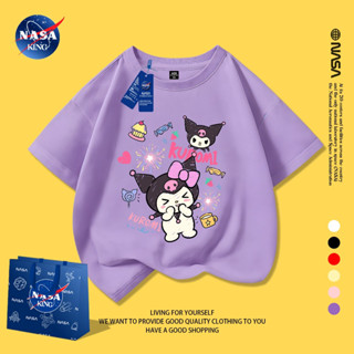 เสื้อยืดฝ้ายสำหรับเด็กผู้หญิง ลายน่ารักคุโรมิ เหมาะสมทั้งวัน…