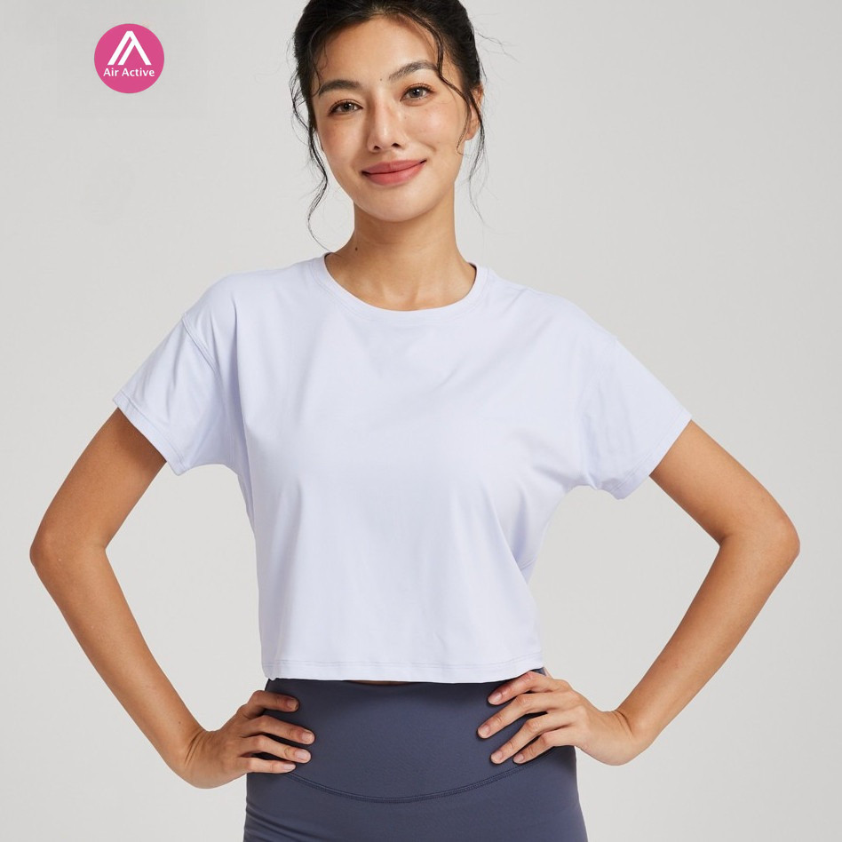 AirActive เสื้อ Yuneng เสื้อกีฬาเนื้อผ้าเบาเหมาะสำหรับทุกกิจกรรมออกกำลังกายฟิตเนสและวิ่ง