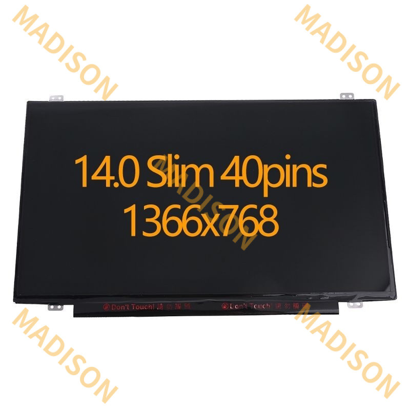 เปลี่ยนใหม่ 14.0 led slim 40pin แล็ปท็อปหน้าจอ LCD สําหรับ Asus ul80v s405cb u43sd s400c x401a x453 