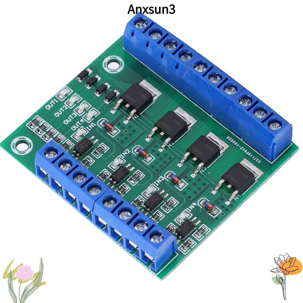 ANXSUN3 Field Effect Tube Module, 0 ~ 1KHZ 4 Channel 4‐Way MOS Tube Module, Electronic Circuit YYNMO