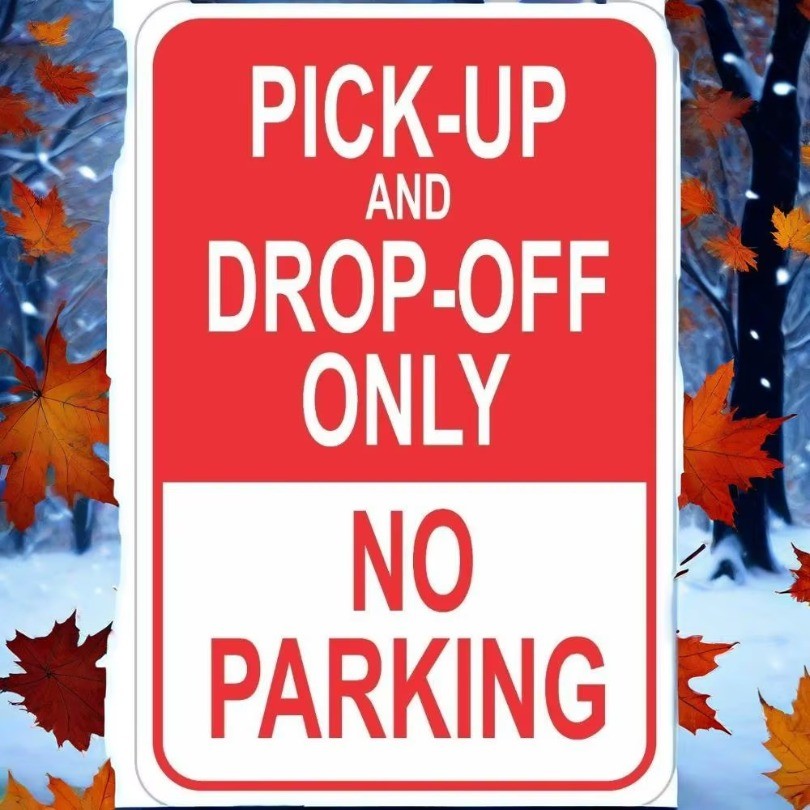 HELLOYOUNG ตลกไม่มีป้ายจอดรถอลูมิเนียมโลหะแปลก Plaque Pick Up Drop Off ของขวัญตกแต่งบ้าน