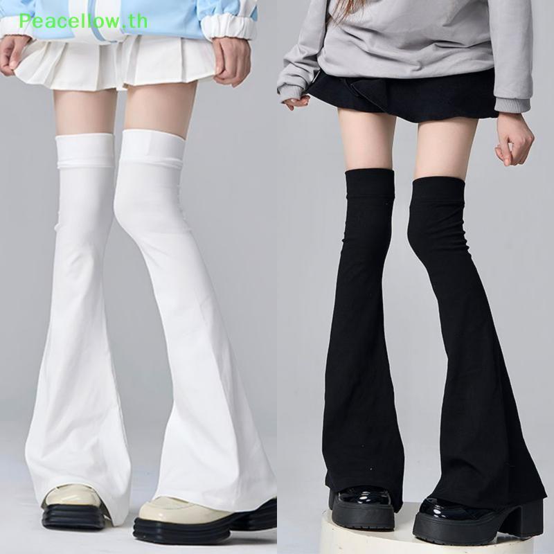 Peacellow Y2K ถุงน่องยืดหยุ่น มีลายเส้นที่สวยงาม เหมาะสำหรับ femboy และการแต่งตัวเซ็กซี่