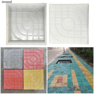 INNEED 1 ชิ้น Stepping Stone Paver, DIY รูปสี่เหลี่ยมอิฐ Mou…