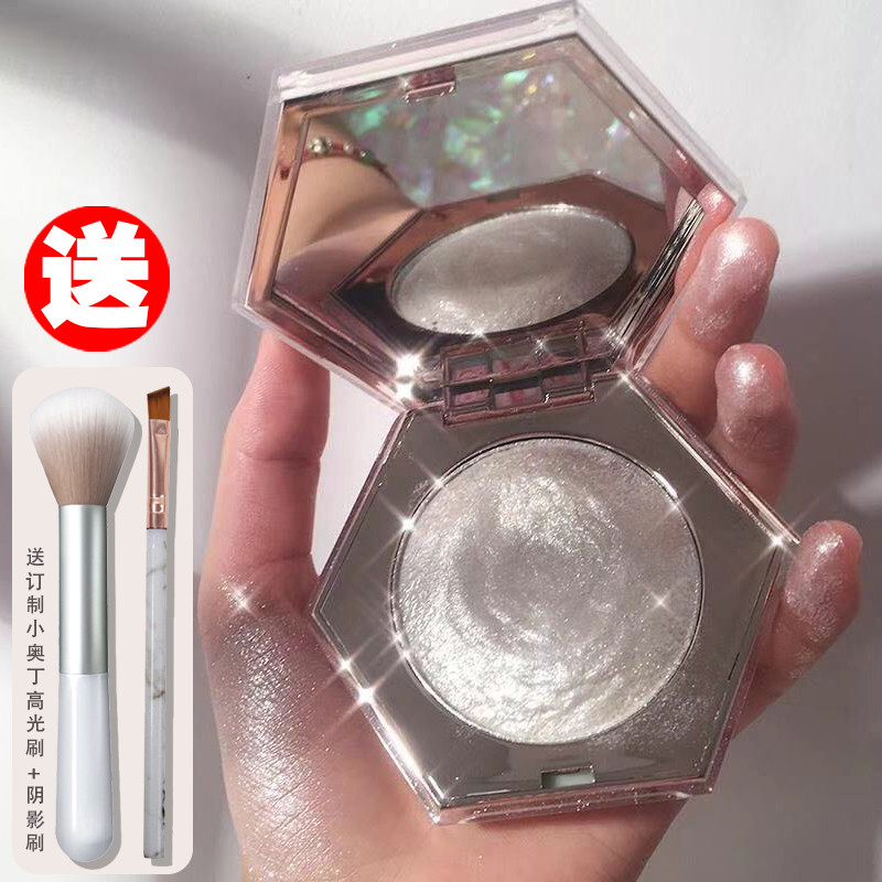 คอนทัวร์หน้า คอนทัวร์ All-in-One Plate Diamond Mashed Potatoes Highlighting Contouring Plate Blush G