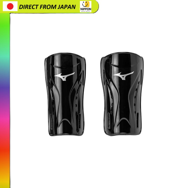 สนับแข้ง MIZUNO ขนาด 15 ซม. รุ่น P3JYGB61 สีดำ สำหรับฟุตบอลและฟุตซอล ของแท้ แท้ ของสะสม ไอเดียของขวั
