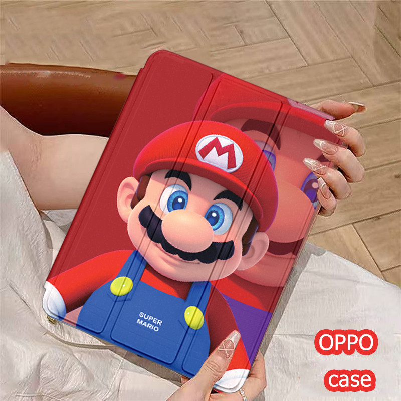 【จัดส่งด่วน】10 สไตล์กลางให้คุณเลือก Case OPPO PadAir 10.36 เคสฝาพับ OPPO Pad 11 เคส OPPO Pad 2 11.6 ผู้ถือปากกาซ้าย