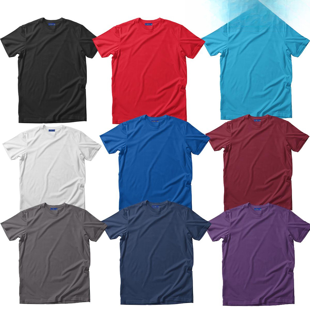 BGM POLO เสื้อยืดคอกลมผ้าฝ้ายธรรมดา Unisex BPPMTRN004-MX - เสื้อยืดแขนเปล่า OTWE