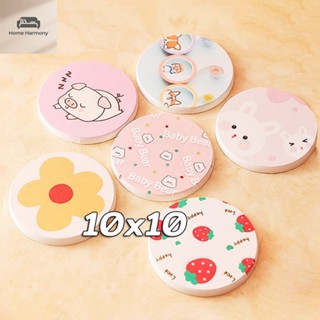 ที่รองแก้ว กันลื่น แห้งไว ดูดซึมน้ําเร็ว ขนาด 10x10ซม.S00211