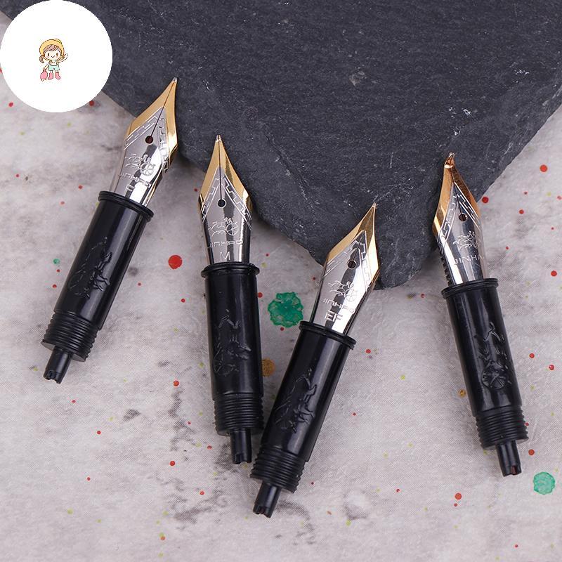 FOT 1 ชิ้น จินห่าว #5 ปากกา Nibs เปลี่ยนโลหะ EF/F/M สําหรับ 82 88 95 100 ปากกาโรงเรียนอุปกรณ์สํานักง