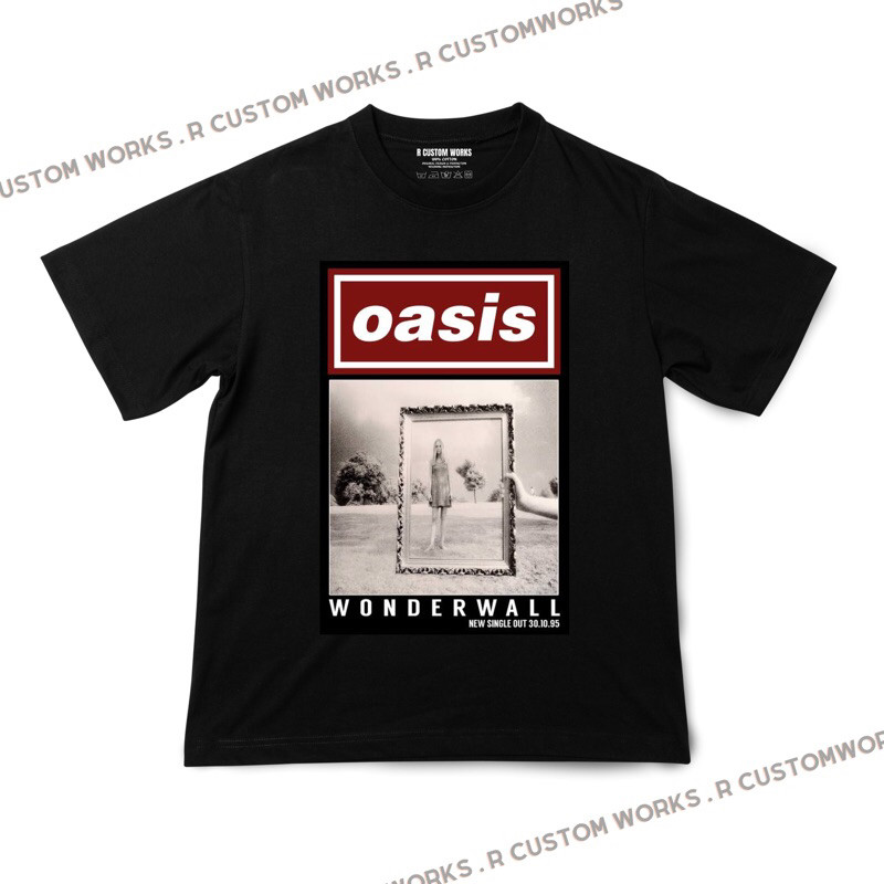 Oasis Wonderwall New เสื้อยืดวงเดี่ยว