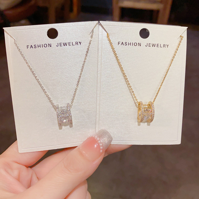 จี้ตัวอักษรสไตล์.Simple.H ดีไซน์ประณีตหรู สำหรับสร้อยคอดูแพง