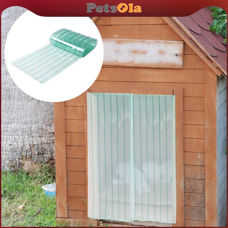 PETSOLA ม่านประตู PVC เปลี่ยนโปร่งใส Croppable สําหรับ DIY สุนัขหรือแมวประตูผลิตภัณฑ์สําหรับสัตว์เลี้ยง Kennel ความยาวประตู 1.5M แผ่นปิดประตู ราคา ถูกที่สุด ดีลบีเคเค แกลเลอรีภาพที่ 9