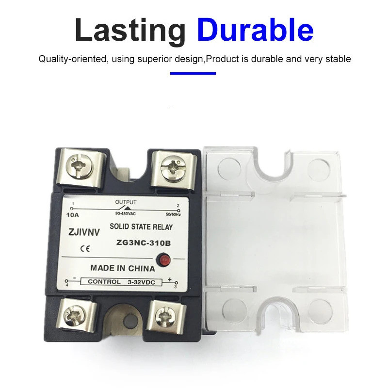 เฟสเดียว Solid-State รีเลย์ AC-AC DC-AC DC-DC โหลดปัจจุบัน 10A 15A 25A 40A 60A 75A 80A 90A 100A 120A