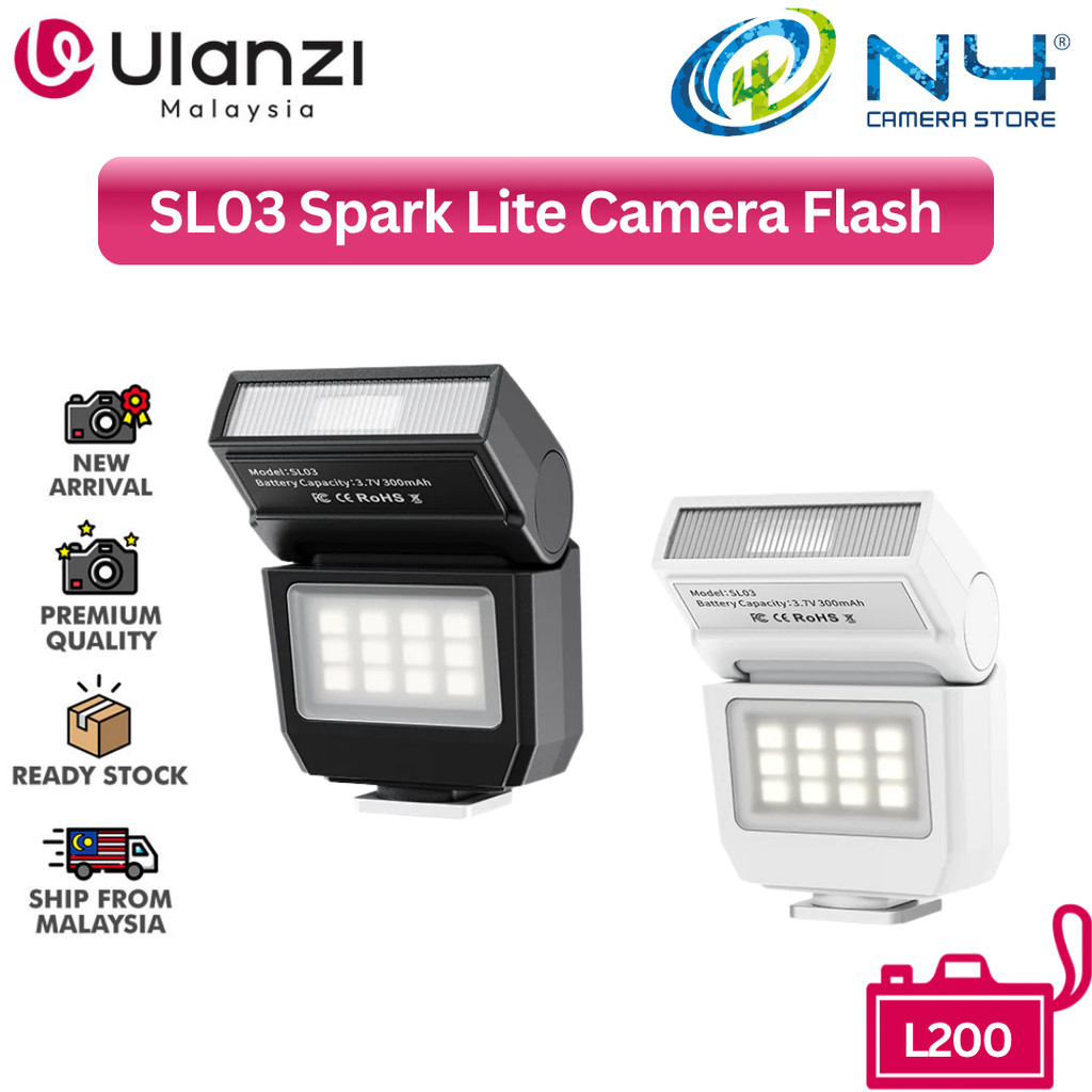 Ulanzi SL03 แฟลชกล้อง Spark Lite L200