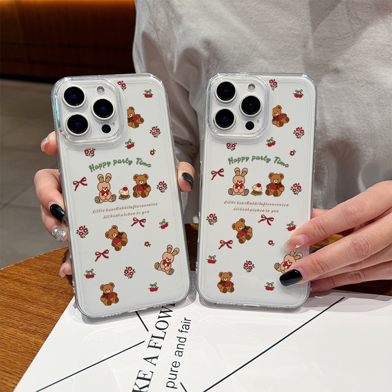 เคสใสกันกระแทก เคสสําหรับไอโฟน 13pro เคสชาร์ได้ สำหรับ IPhone 17 16 14 12 11 Pro MAX 7/8Plus xsmax 13PRO 13 15PLUS