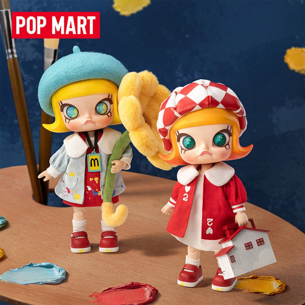 POPMART MOLLY 20th Anniversary Series 1/8 Action Figure Mystery Box Gift อินเทรนด์เล่น ราคา ถูกที่สุด ดีลบีเคเค แกลเลอรีภาพที่ 2