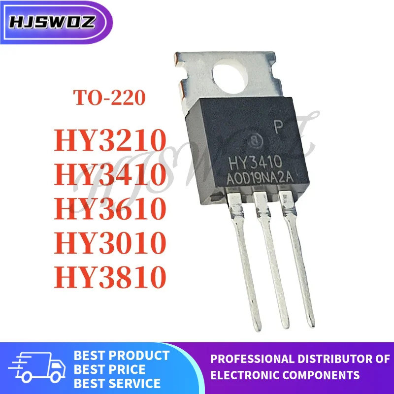 10PCS HY3810 HY3610 HY3410 HY3210 HY3010 HY3810P HY3610P HY3410P HY3210P HY3010P TO-220 MOS หลอดยี่ห