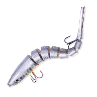 Swimbait เหยื่อปลอม 8 ข้อต่อ 13ซม./20g Sinking จมน้ำ ว่ายน้ำสวย ล่อชะโด-กะพง ส่งจากไทย