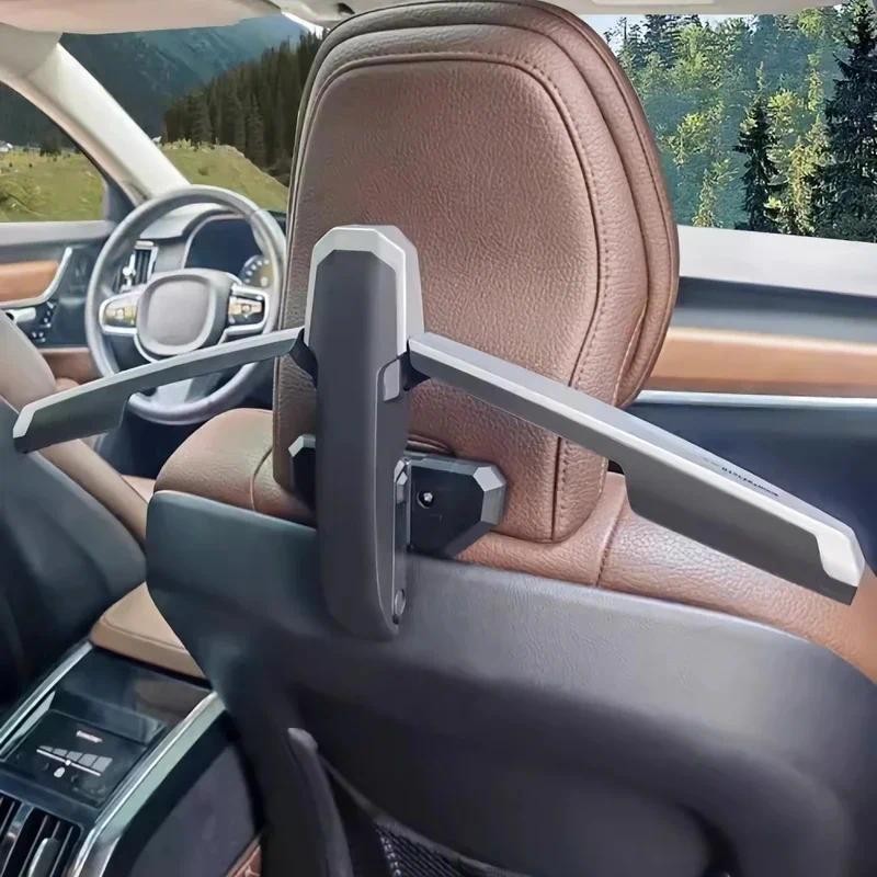 Shrankable รถไม้แขวนเสื้อสําหรับ Volvo XC40 XC60 XC90 S60 V60 S90 V90 เสื้อผ้า Hook อุปกรณ์ตกแต่งภาย