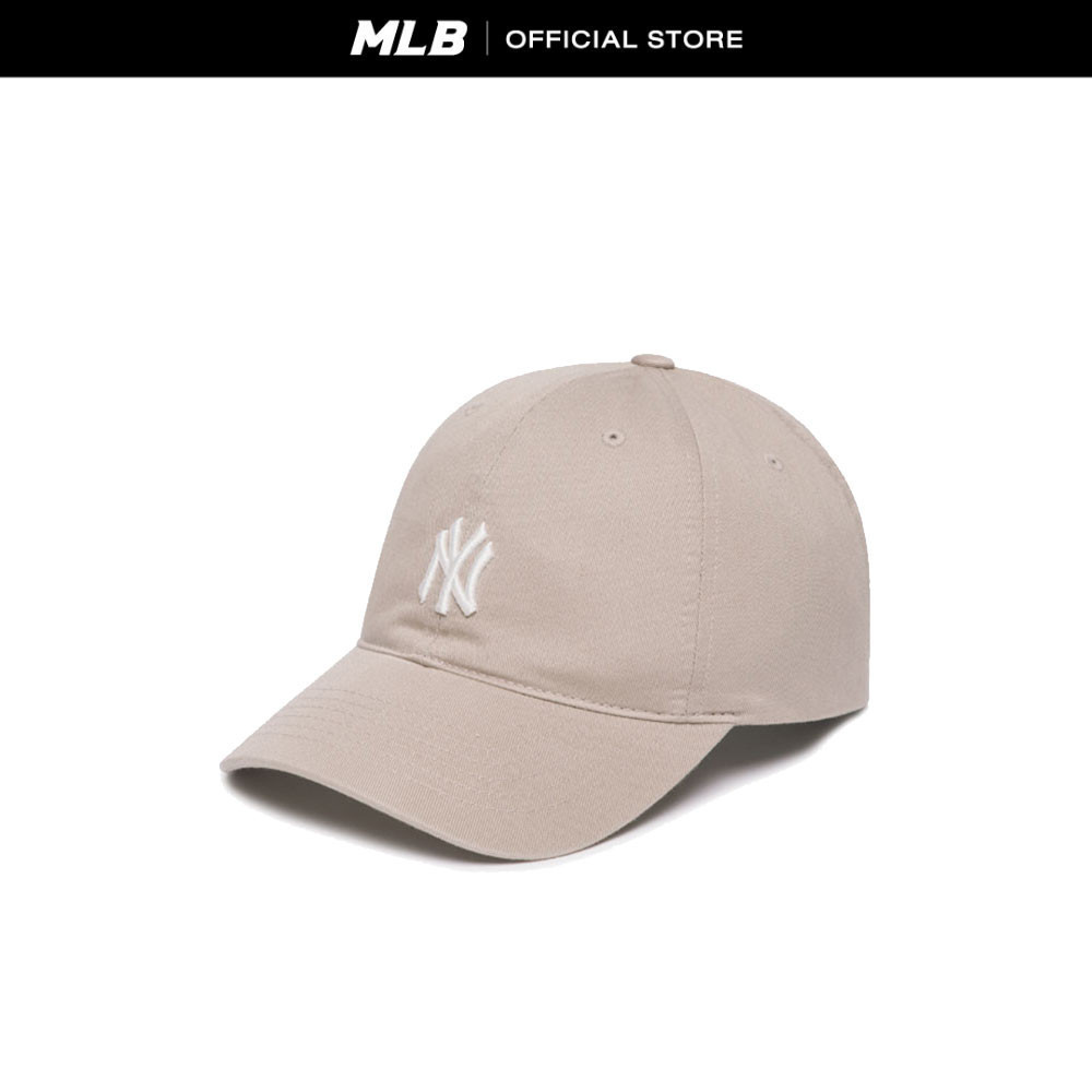 MLB หมวกแก๊ป  UNISEX CURVED CAP 3ACP7701N 50BGS NEW YORK YANKEES BEIGE