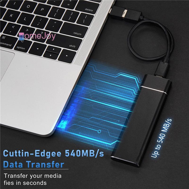 [HomeJoy-t] 4TB ภายนอก SSD 1TB 2TB 500GB ฮาร์ดไดรฟ์โซลิดสเตตมือถือ USB 3.1 ภายนอก