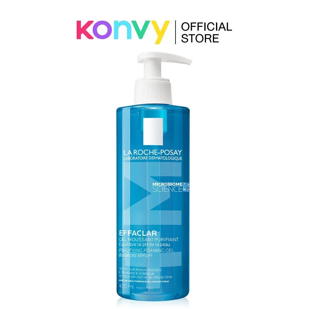 La Roche Posay Effaclar Purifying Foaming Gel 400ml โฟมล้างหน้าบํารุงผิว & เจลล้างหน้า ESYB