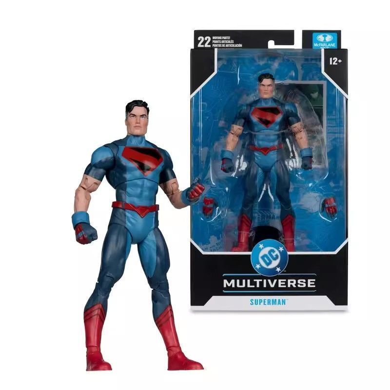 ตุ๊กตา 23 ซม. 17473 Mcfarlane เคลื่อนย้ายได้ Mcfarlane Superman และการอนุญาต DC