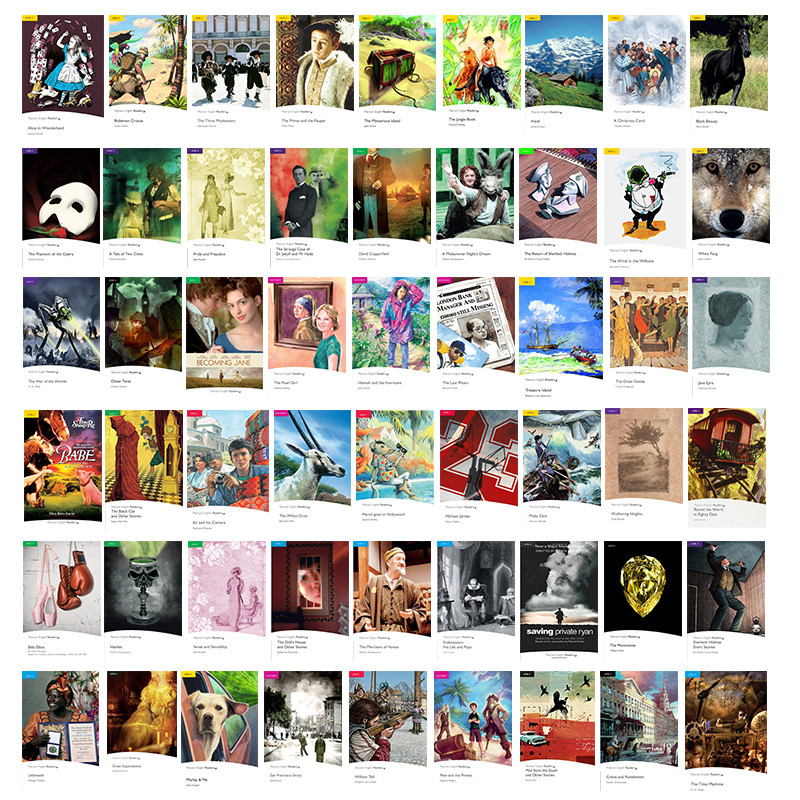 Pearson เครื่องอ่านภาษาอังกฤษ CLIL English Original Pearson Middle School Grade 6-12 English Grading