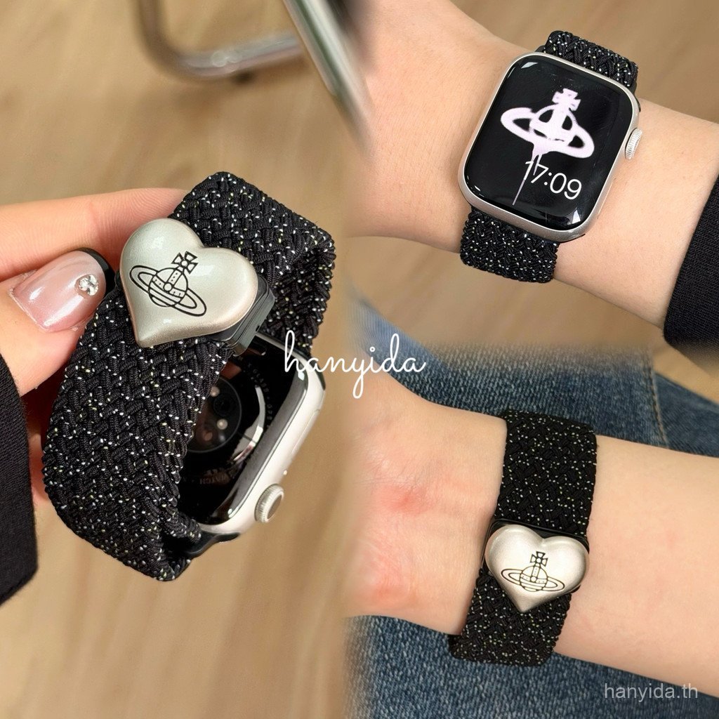 แฟชั่น Queen Mother ถักแม่เหล็กไนลอนทอสําหรับ Xiaomi Redmi Watch 5 Active Redmi Watch 4 3 Active Band สมาร์ทวอท์ชเปลี่ยนสายนาฬิกาสําหรับ Redmi Watch 5 Lite