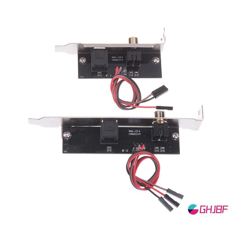 GHJBF] Optical Fiber Coaxial คอมพิวเตอร์การ์ดเสียง 24BIT 192KHz SPDIF ลูกสาว Original DAC DTS ถอดรหั
