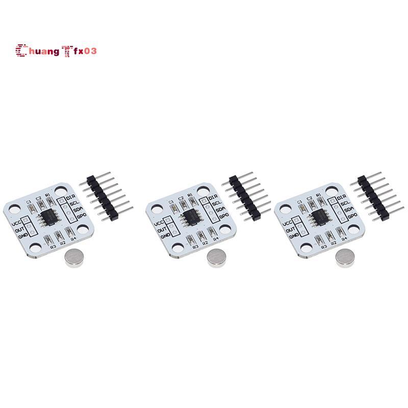 Chuangtfx033Pcs AS5600 Encoder 12 บิตแม่เหล็กเหนี่ยวนํามุมวัดเซนเซอร์โมดูลส่วนประกอบอิเล็กทรอนิกส์