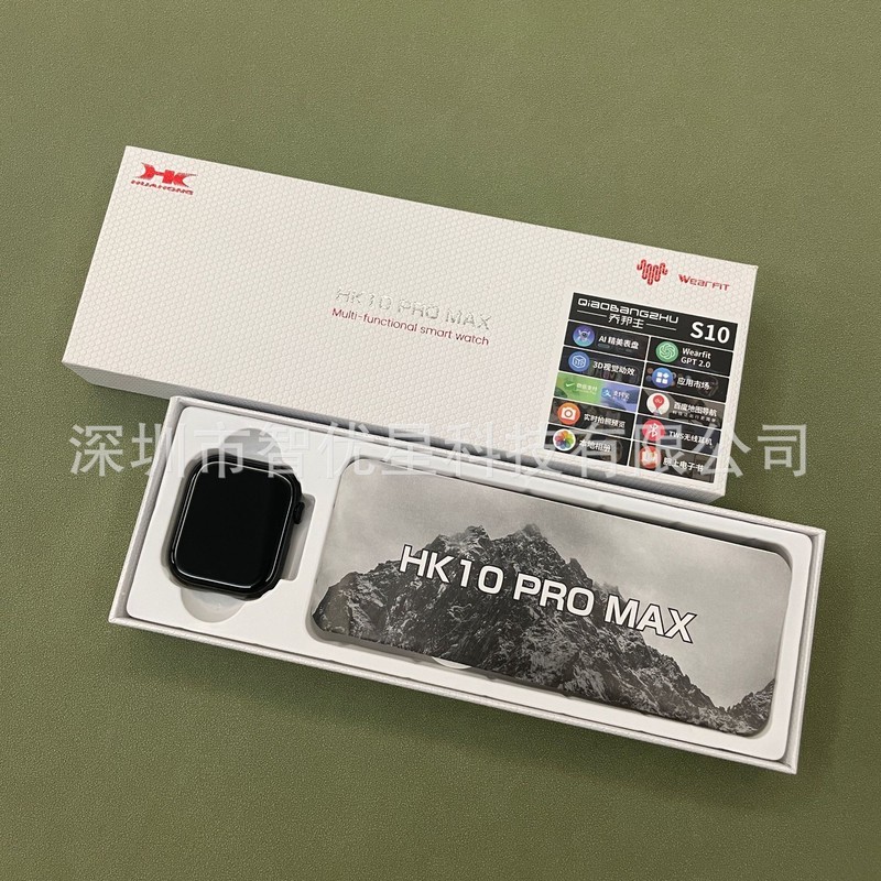 Qiao Pamper hk10 pro max Smart Watch Huaqiangbei s10 Smart Island TWS นาฬิกาขายส่ง