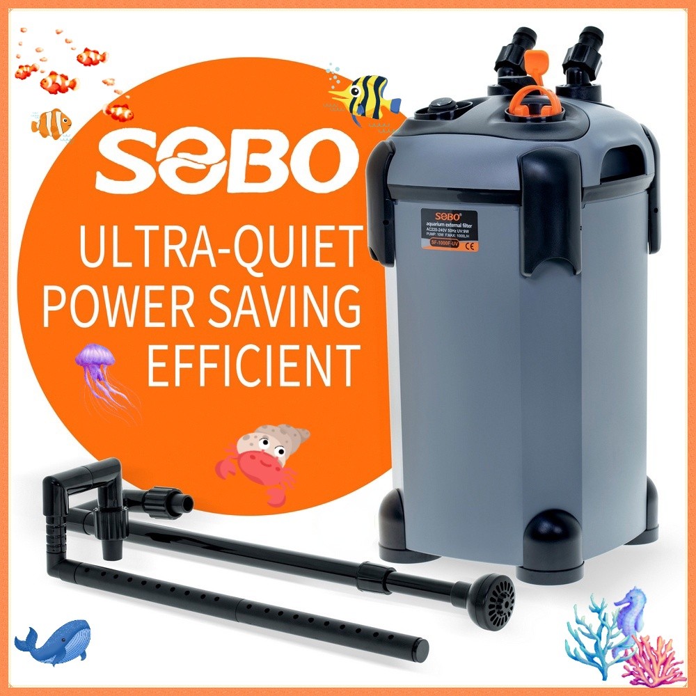 [สินค้าใหม่]Sobo ไส้กรองภายนอก พร้อม UV SF-650F SF-850F 1000F 1200F 1500F( หรือ หรือ หรือ หรือ หรือ 