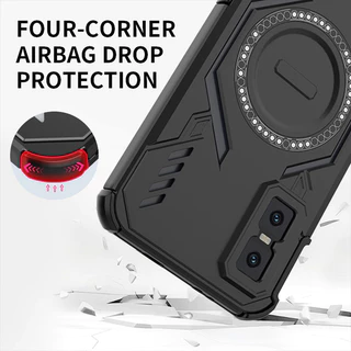 สําหรับ infinix GT 30 Pro GT30 30Pro 50 2026 เกราะเคสโทรศัพท์ Magnetic Attraction เคสกระจายความร้อน GT30Pro GT50Pro กันกระแทกกันชนแฟชั่นเลนส์ฮาร์ดปกหลัง
