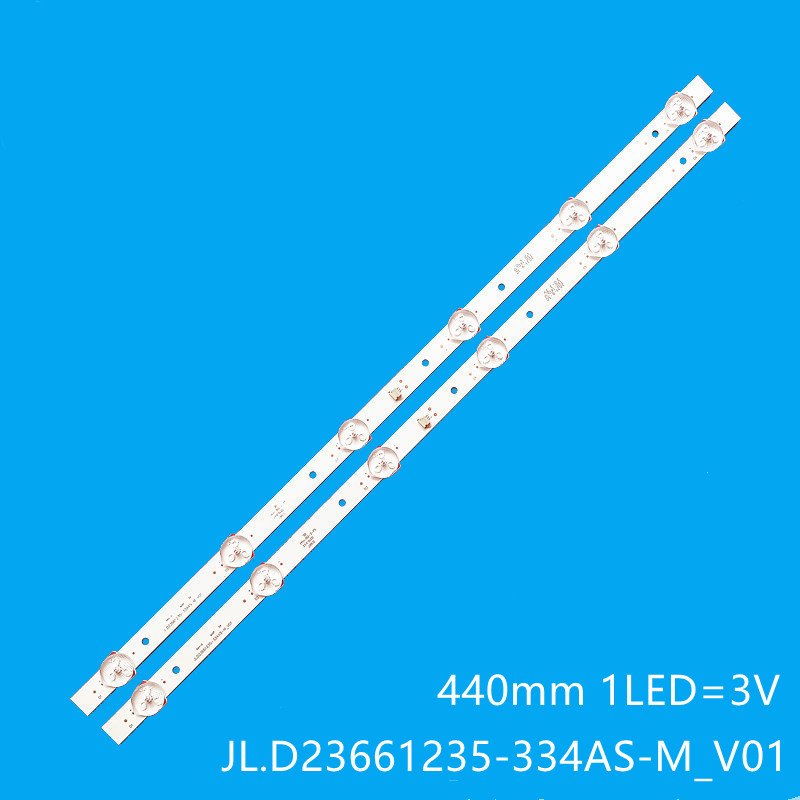 2 ชิ้น/เซ็ต led backlight Strip สําหรับ 24 นิ้วแถบแสง JL.D23661235-334AS-M_V01 ไฟแบ็คไลท์ทีวี LCD 6 