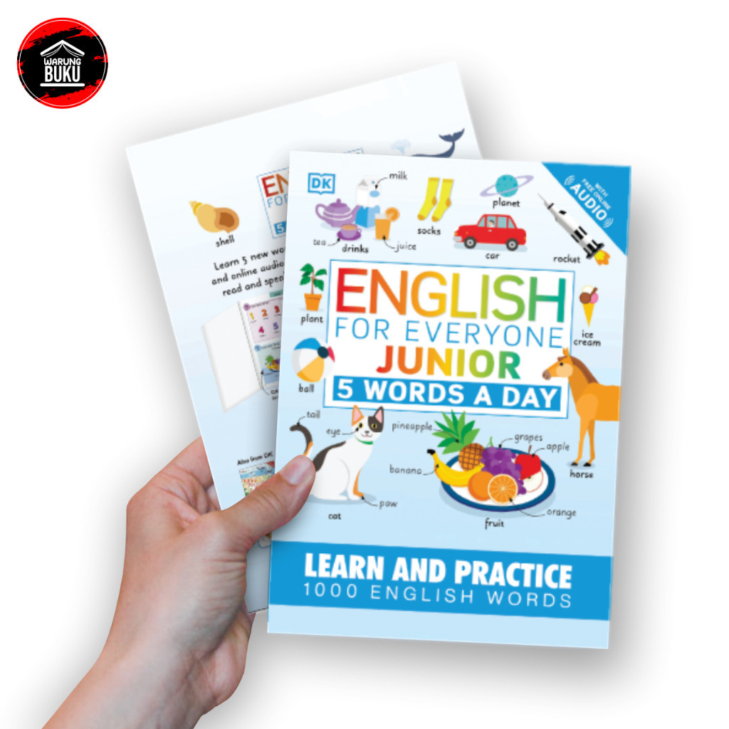 ภาษาอังกฤษสําหรับทุกคน Junior 5 Words a Day Full Color